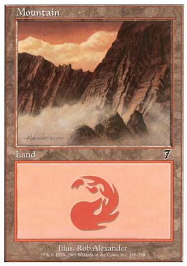 【ENG】【Foil】《山/Mountain》(339)[7ED]