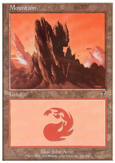 【ENG】【Foil】《山/Mountain》(340)[7ED]
