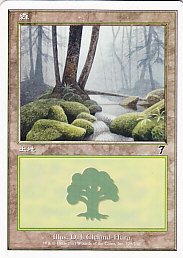 【JPN】【Foil】《森/Forest》(328)[7ED]