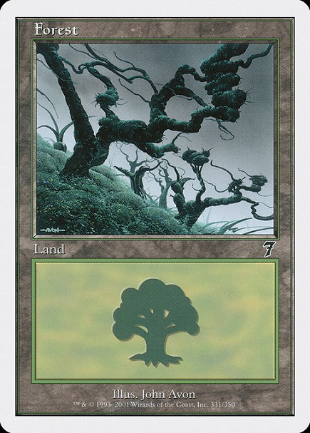 【ENG】【Foil】《森/Forest》(331)[7ED]