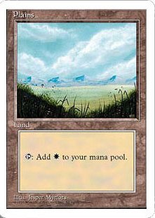 【ENG】■アルターネイト版■《平地/Plains》(B)[4ED]
