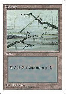 【ENG】■アルターネイト版■《沼/Swamp》(C)[4ED]