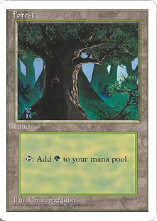【ENG】■アルターネイト版■《森/Forest》(C)[4ED]
