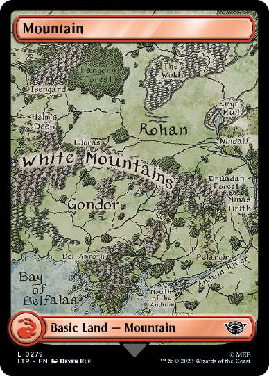 【ENG】■フルアート■《山/Mountain》(279)[LTR]
