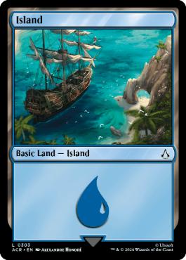【ENG】【Foil】《島/Island》(303)[ACR]