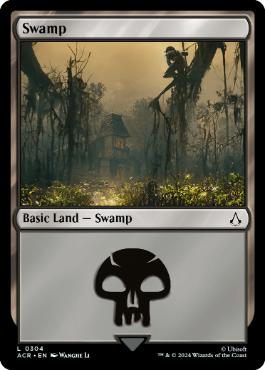 【ENG】【Foil】《沼/Swamp》(304)[ACR]