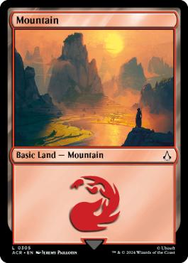 【ENG】【Foil】《山/Mountain》(305)[ACR]