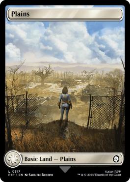 【ENG】■フルアート■《平地/Plains》(317)[PIP]