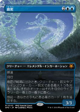 【JPN】【Foil】■ボーダーレス■《緻密/Subtlety》[SPG]