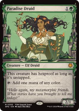 【ENG】【Foil】■ショーケース■《楽園のドルイド/Paradise Druid》[SPG]