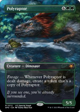 【ENG】【Foil】■ボーダーレス■《万猛竜/Polyraptor》[SPG]