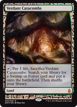 【ENG】【Foil】《新緑の地下墓地/Verdant Catacombs》[EXP]