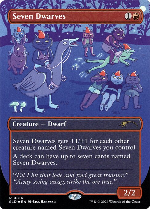 【ENG】【Foil】《七人の小人/Seven Dwarves》(816)[Secret Lair]