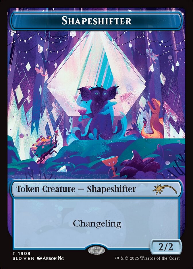 【ENG】《多相の戦士トークン/Shapeshifter Token》(1908)[Secret Lair]