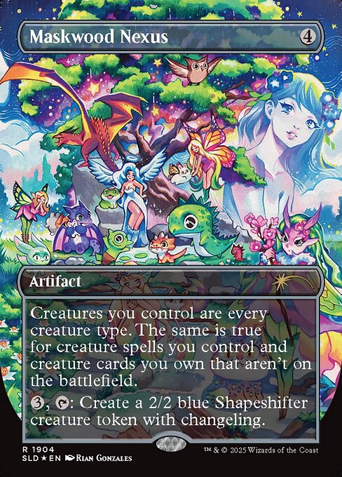 【ENG】【Foil】《仮面林の結節点/Maskwood Nexus》(1904)[Secret Lair]