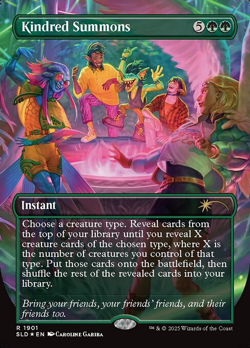 【ENG】【Foil】《同族の召喚/Kindred Summons》(1901)[Secret Lair]