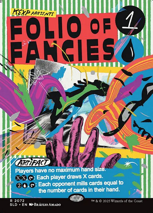 【ENG】【Foil】《空想の書物/Folio of Fancies》(2072)[Secret Lair]