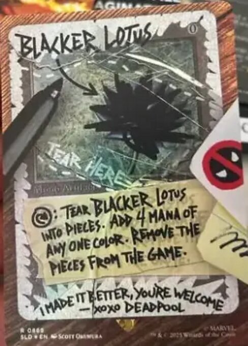 【ENG】【Foil】《Blacker Lotus》(869)[Secret Lair]