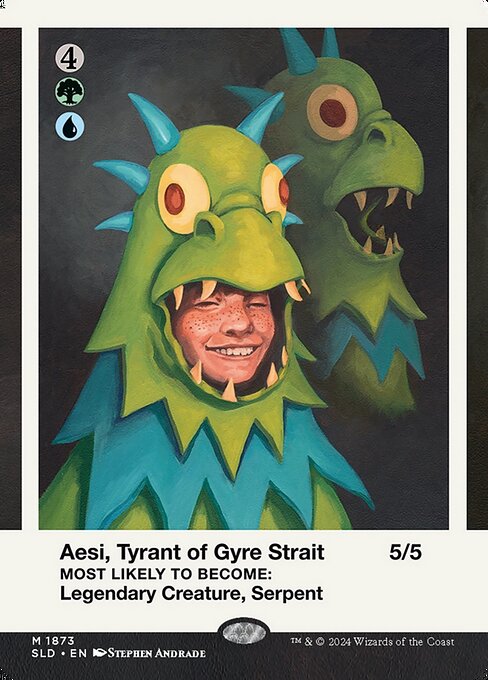 【ENG】《円渦海峡の暴君、アシー/Aesi, Tyrant of Gyre Strait》(1873)[Secret Lair]