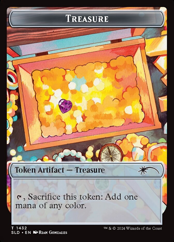 【ENG】《宝物トークン/Treasure token》(1432)[Secret Lair]