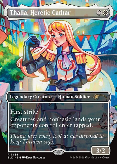 【ENG】《異端聖戦士、サリア/Thalia, Heretic Cathar》(1428)[Secret Lair]