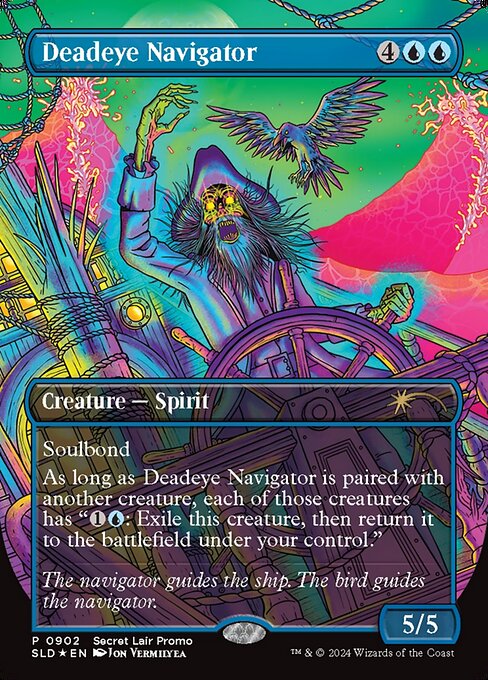 【ENG】【Foil】《狙い澄ましの航海士/Deadeye Navigator》(902)[Secret Lair]