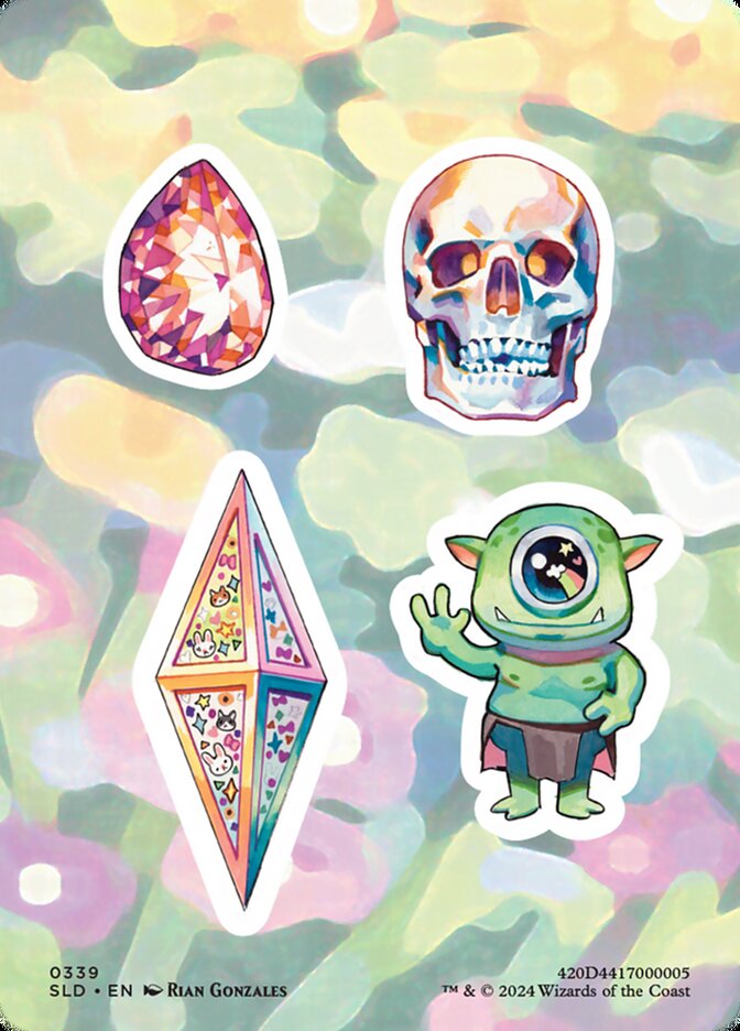 【ENG】《Sticker sheet》(339)[Secret Lair]