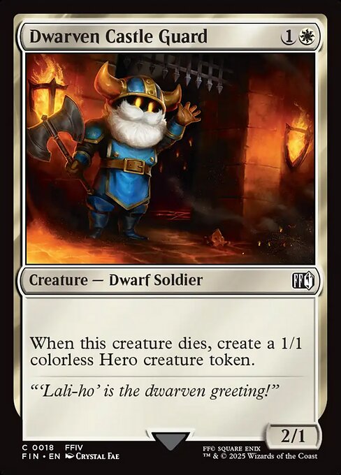 【ENG】《ドワーフの城守/Dwarven Castle Guard》[FIN]