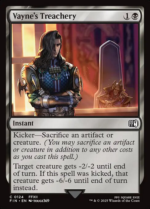 【ENG】【Foil】《ヴェインの鬼謀/Vayne's Treachery》[FIN]