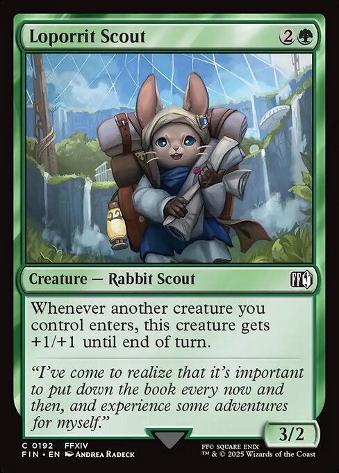 【ENG】《レポリット族の斥候/Loporrit Scout》[FIN]