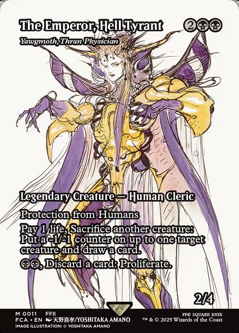 【ENG】【Foil】《スランの医師、ヨーグモス/Yawgmoth, Thran Physician》[FCA]