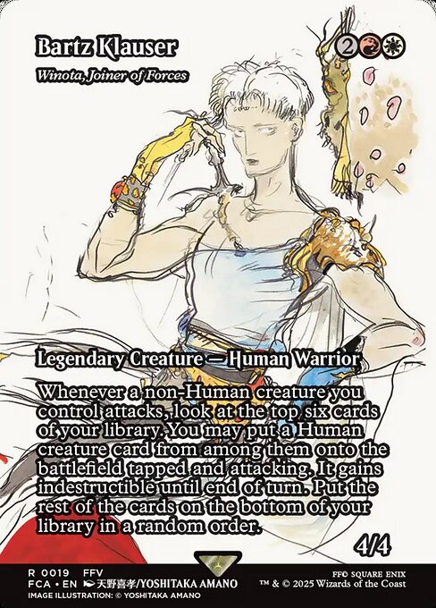 【ENG】【Foil】《軍団のまとめ役、ウィノータ/Winota, Joiner of Forces》[FCA]