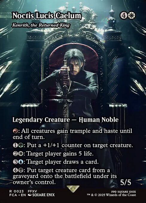 【ENG】【Foil】《帰還した王、ケンリス/Kenrith, the Returned King》[FCA]