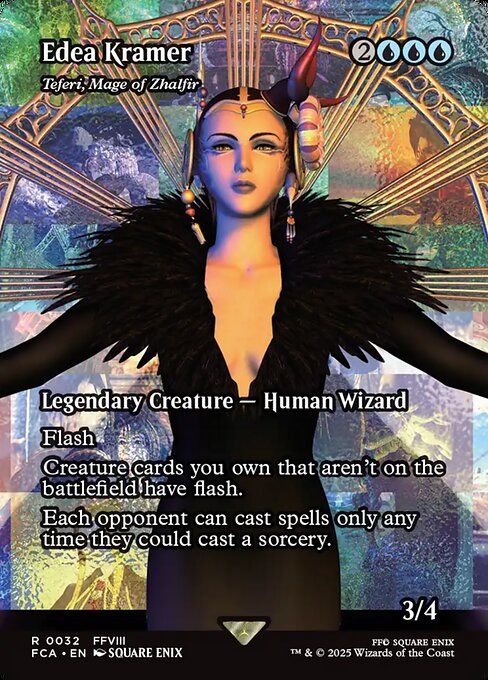 【ENG】【Foil】《ザルファーの魔道士、テフェリー/Teferi, Mage of Zhalfir》[FCA]