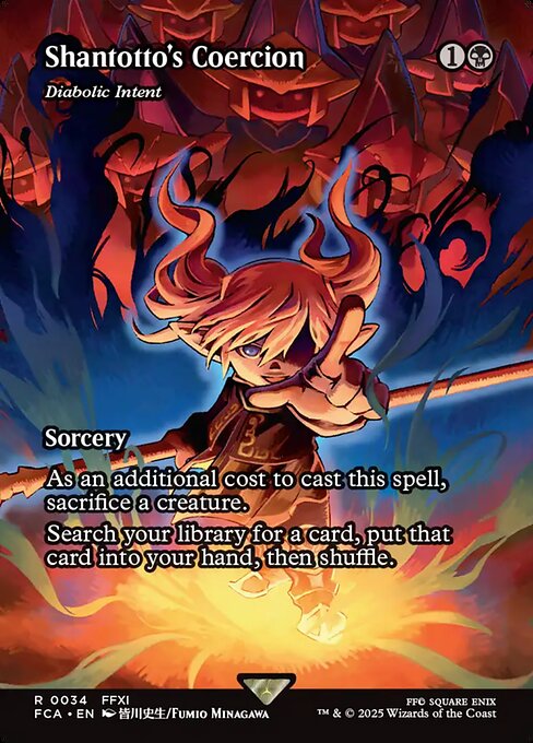 【ENG】【Foil】《悪魔の意図/Diabolic Intent》[FCA]