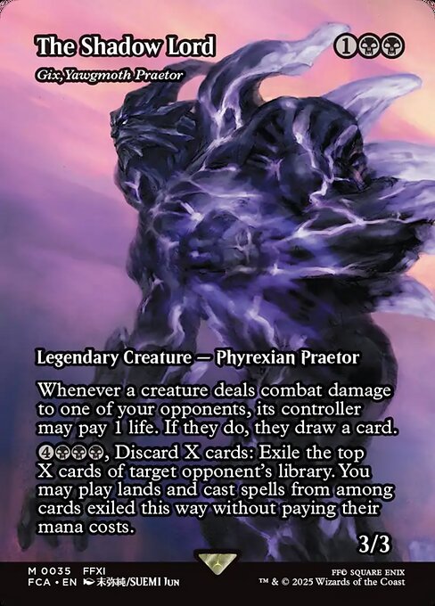 【ENG】【Foil】《ヨーグモスの法務官、ギックス/Gix, Yawgmoth Praetor》[FCA]