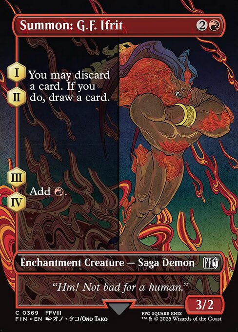 【ENG】■ボーダーレス■《召喚：G.F.イフリート/Summon: G.F. Ifrit》[FIN]