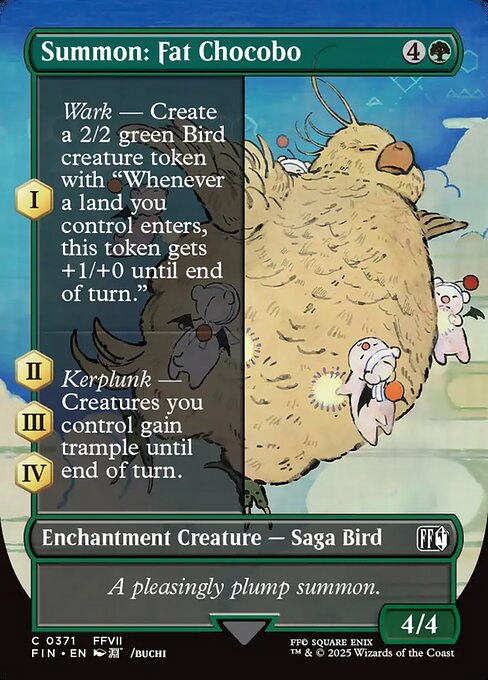 【ENG】■ボーダーレス■《召喚：デブチョコボ/Summon: Fat Chocobo》[FIN]