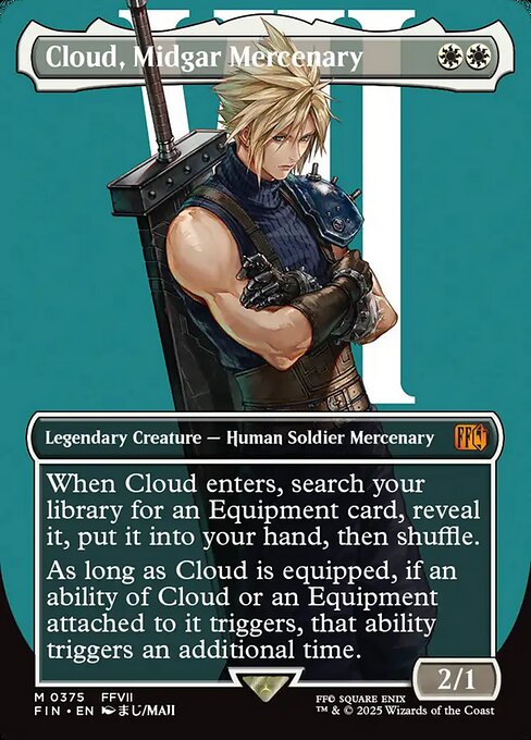 【ENG】■ボーダーレス■《ミッドガルの傭兵、クラウド/Cloud, Midgar Mercenary》[FIN]