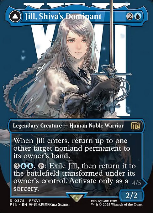 【ENG】【Foil】■ボーダーレス■《シヴァのドミナント、ジル/Jill, Shiva's Dominant》[FIN]