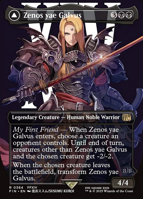 【ENG】【Foil】■ボーダーレス■《ゼノス・イェー・ガルヴァス/Zenos yae Galvus》[FIN]
