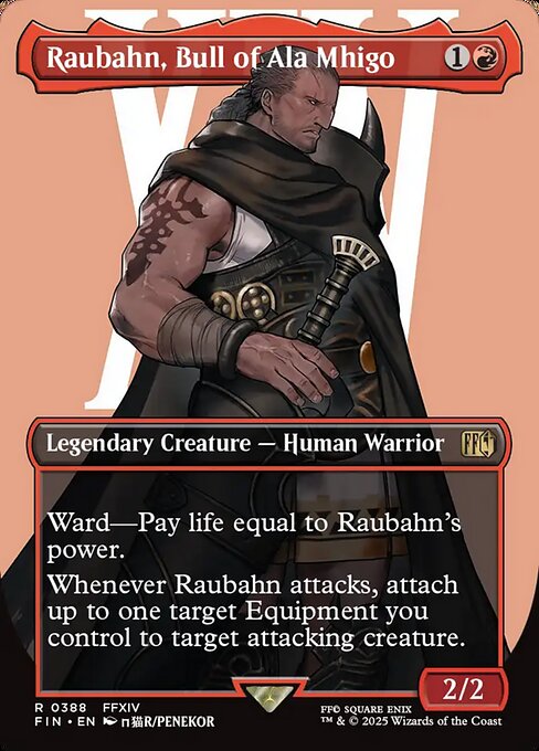 【ENG】■ボーダーレス■《アラミゴの猛牛、ラウバーン/Raubahn, Bull of Ala Mhigo》[FIN]