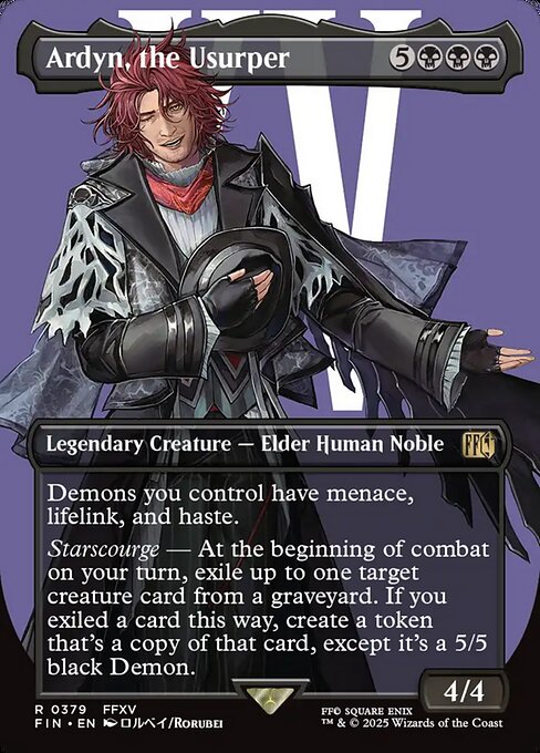 【ENG】【Foil】■ボーダーレス■《簒奪者、アーデン/Ardyn, the Usurper》(379)[FIN]