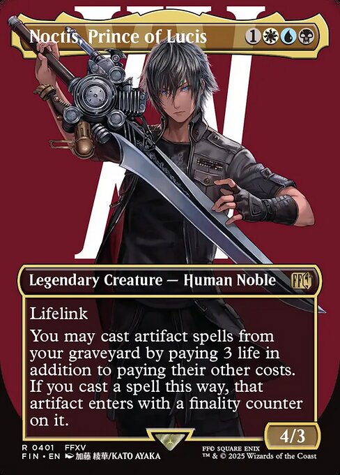【ENG】■ボーダーレス■《ルシスの王子、ノクティス/Noctis, Prince of Lucis》[FIN]