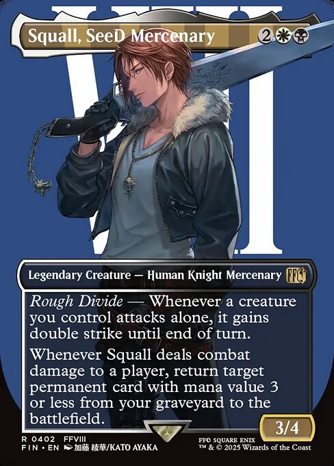 【ENG】■ボーダーレス■《SeeDの傭兵、スコール/Squall, SeeD Mercenary》[FIN]