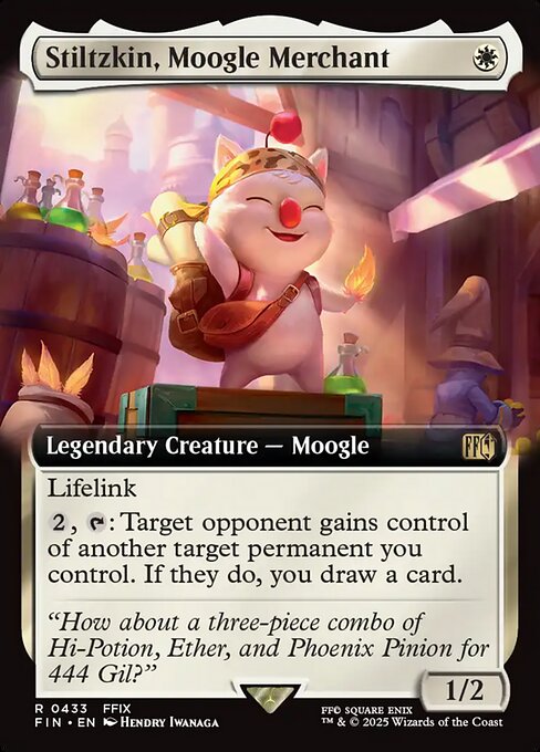 【ENG】■拡張アート■《モーグリの商人、スティルツキン/Stiltzkin, Moogle Merchant》[FIN]