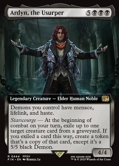 【ENG】【Foil】■拡張アート■《簒奪者、アーデン/Ardyn, the Usurper》[FIN]