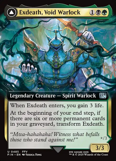 【ENG】■拡張アート■《「無」の暗黒魔道士、エクスデス/Exdeath, Void Warlock》[FIN]