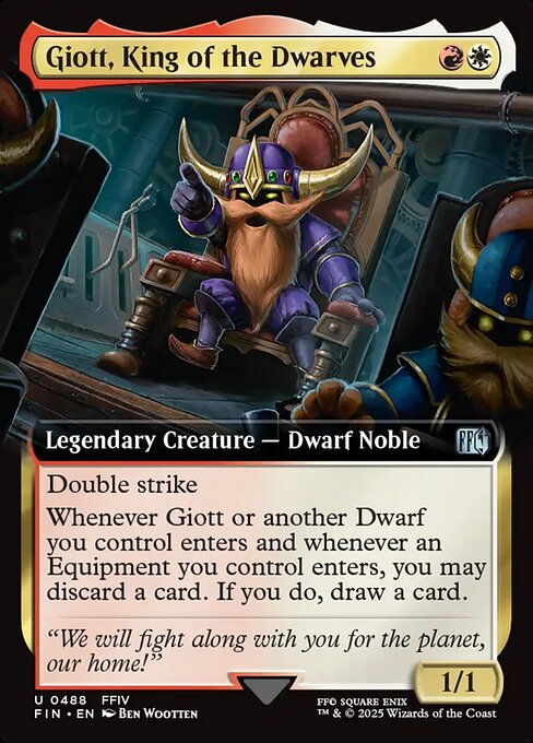 【ENG】■拡張アート■《ドワーフの王、ジオット/Giott, King of the Dwarves》[FIN]