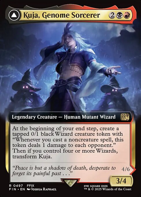 【ENG】■拡張アート■《ジェノムの魔術師、クジャ/Kuja, Genome Sorcerer》[FIN]